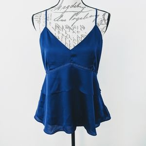 NWT Banana Republic Blue Camisole Top Size 6